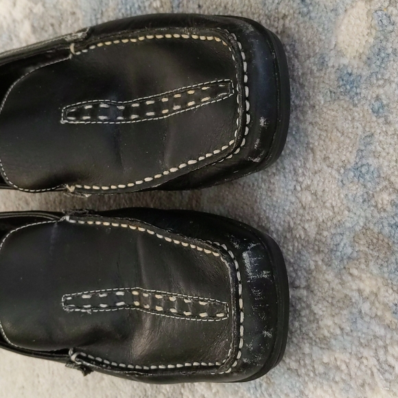 Wanted Porshe Leather Slip On Loafers Shoes 8M Black - Picture 13 of 15